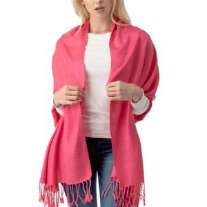 Pashmina Shawls in Coral